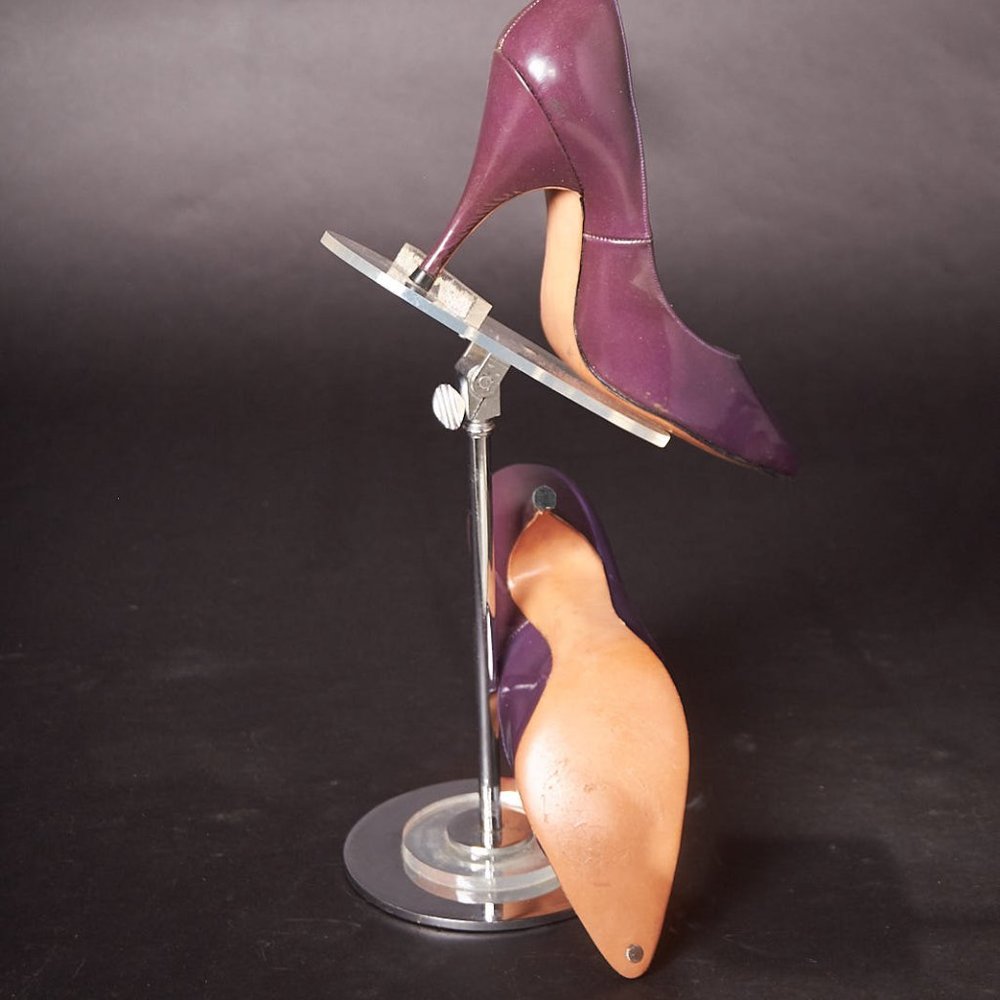 1960s Purple Stiletto Pumps Heels